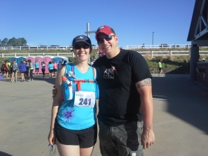 Hubby and I.  He's so supportive - I sure do love this guy! :-)